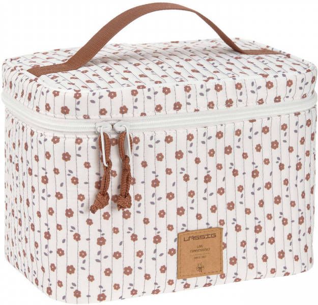 Lässig Nursery Caddy To Go/Luiertas Flowers White