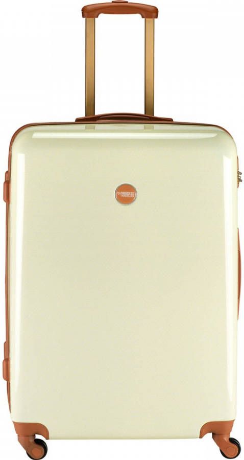 Princess Traveller Trendy Dots Large cream Harde Koffer