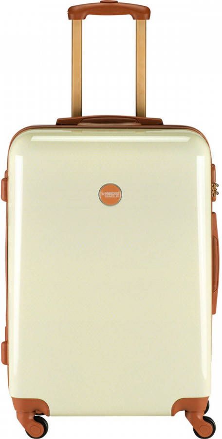 Princess Traveller Trendy Dots Medium cream Harde Koffer