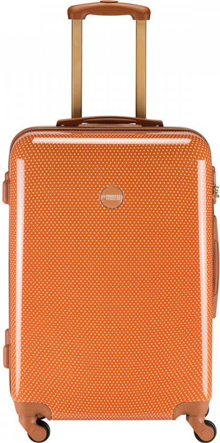 Princess Traveller Trendy Dots Medium terra Harde Koffer