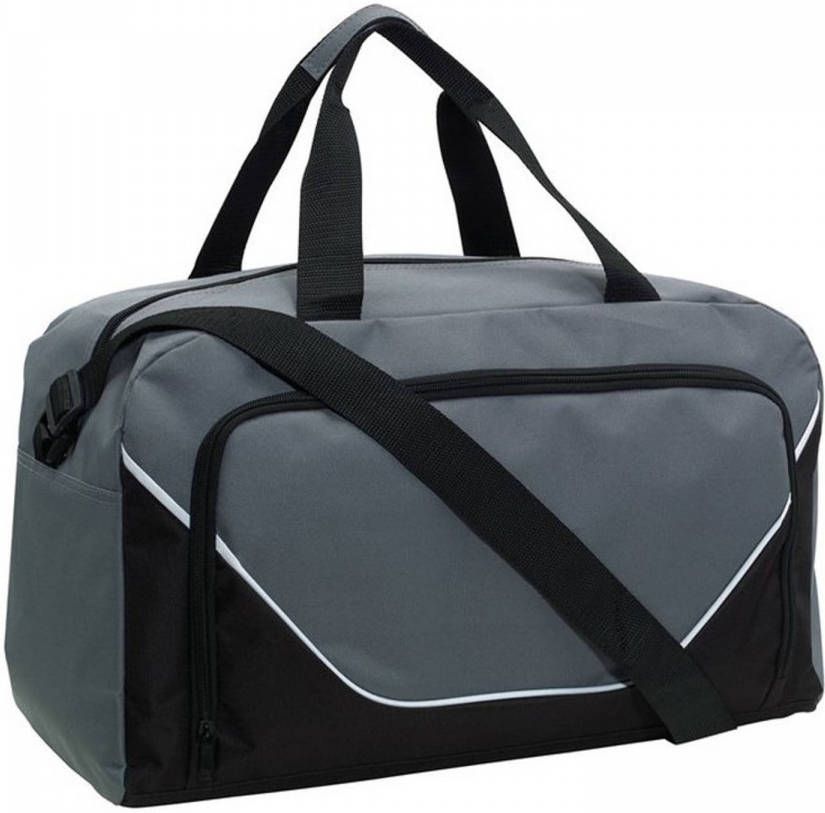 Trendoz Sporttas/reistas Grijs/zwart 29 Liter Sporttassen