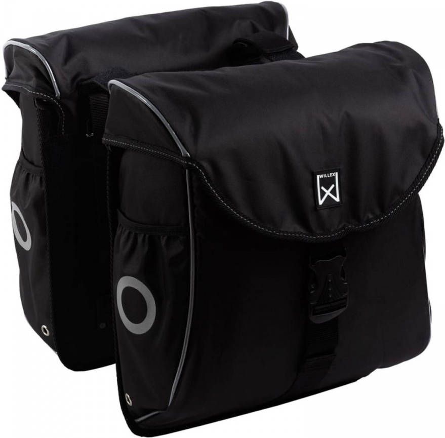Willex Fietstassen 300 Flexi 24 L Zwart En Zilver