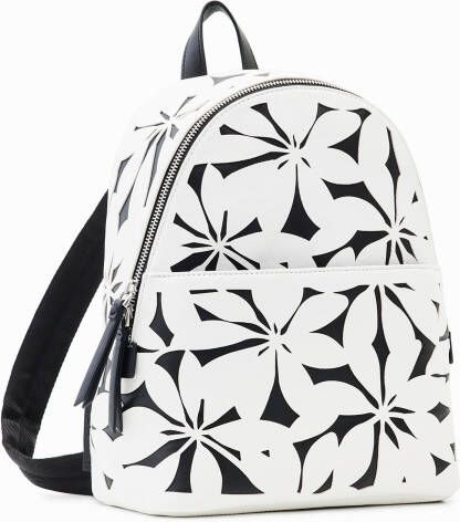 Desigual Kleine rugzak met gestanste bloemen