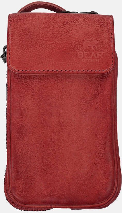 Bear Design Elske telefoontas red