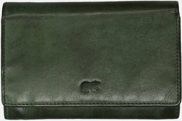 Bear Design Cow Lavato Diana Portemonnee Green