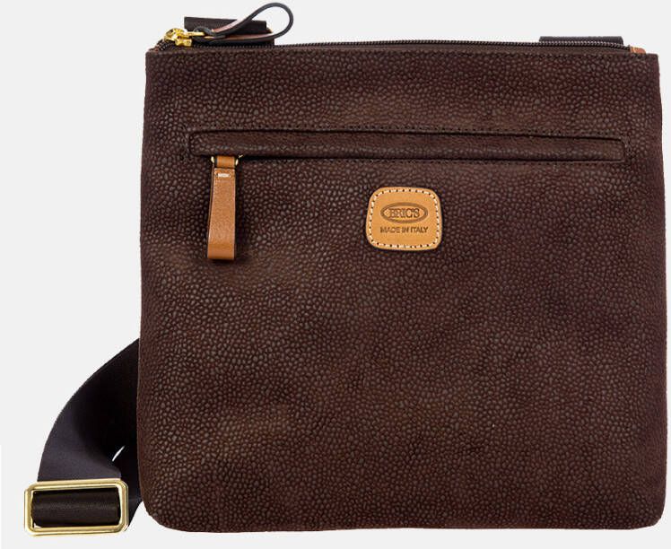 Bric's Life Emma schoudertas brown tabac
