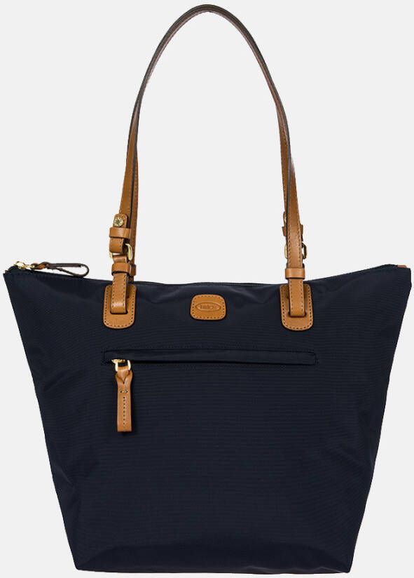 Bric's X Bag Medium schoudertas met leren details en uitneembaar etui