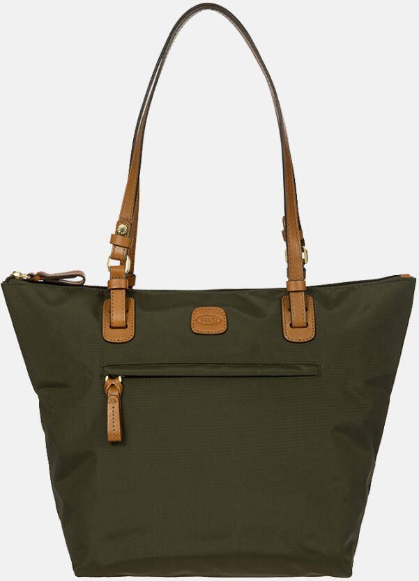 Bric's X Bag schoudertas met leren details en uitneembaar etui