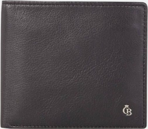 Castelijn & Beerens Bi fold portemonnees Vita Billfold 4 Creditcards Zwart