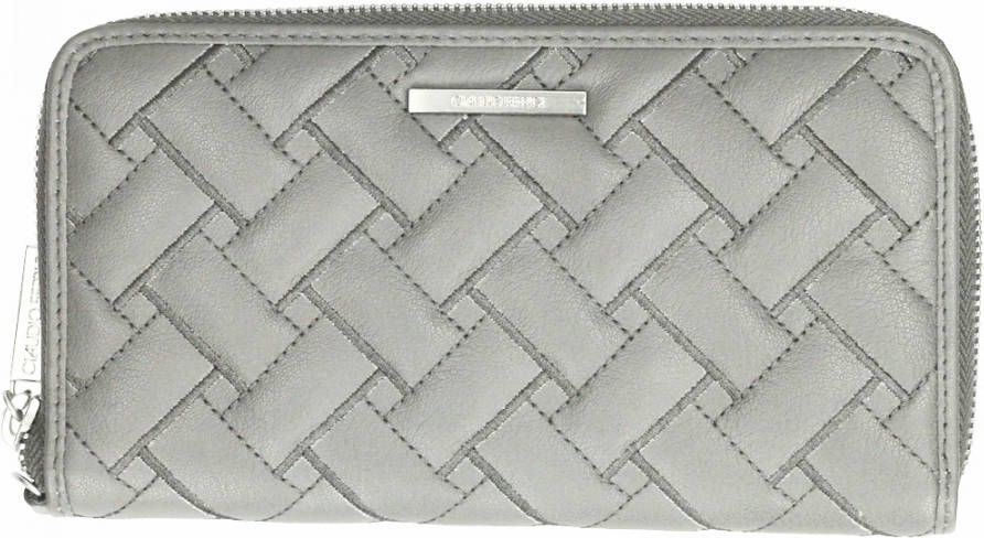 Claudio Ferrici Woven portemonnee L grey
