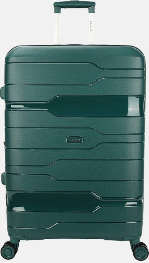Decent One City Trolley 76 dark green Harde Koffer