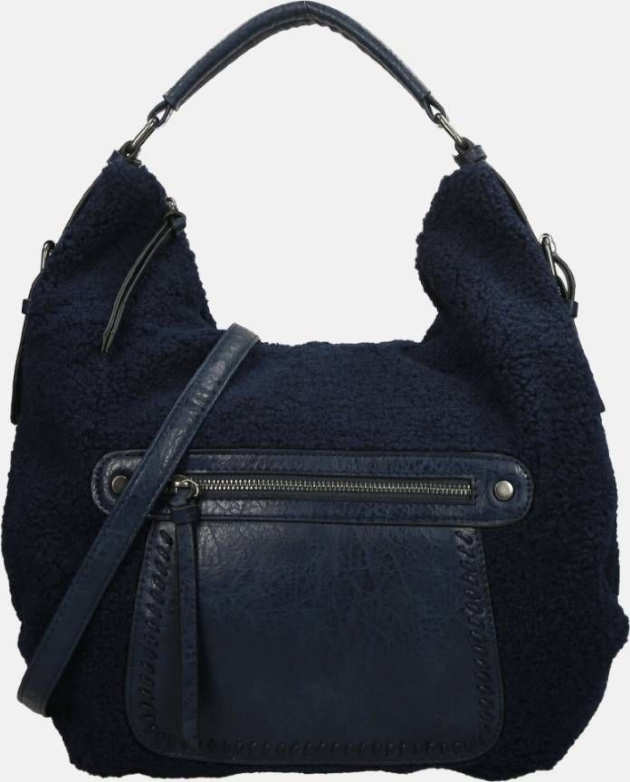 Firenze teddy buideltas navy