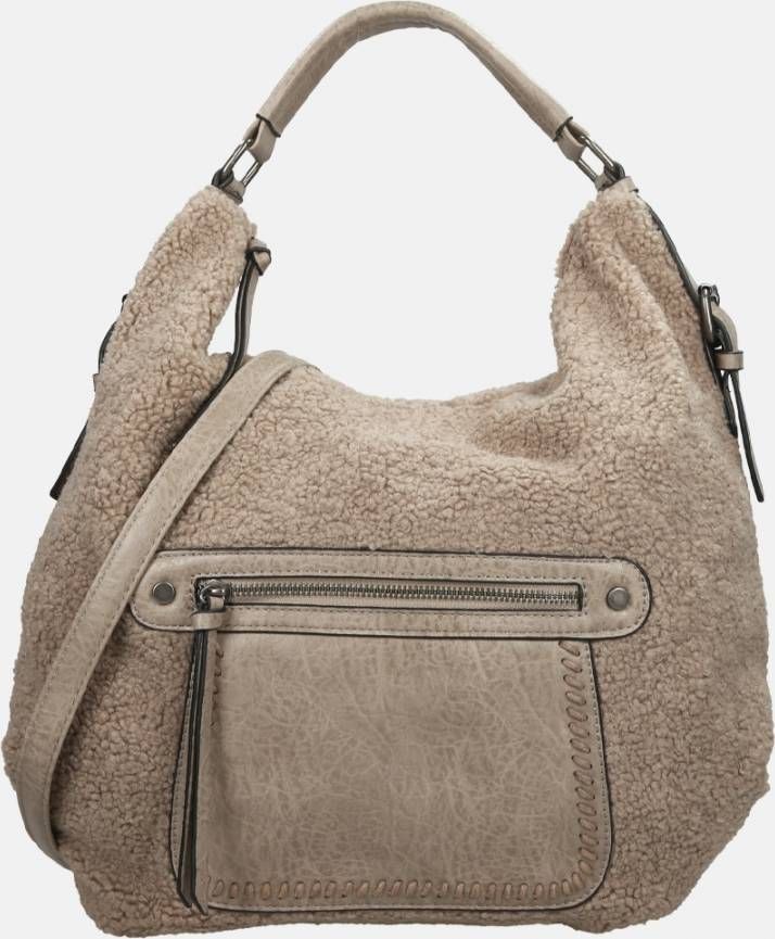 Firenze teddy buideltas taupe