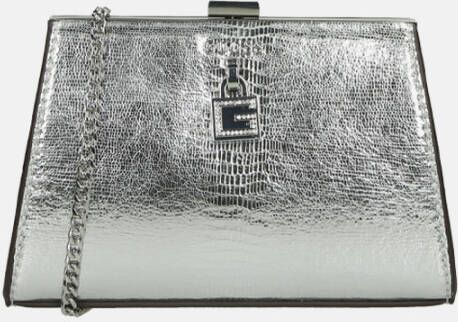Guess Night Fall crossbody clutch silver