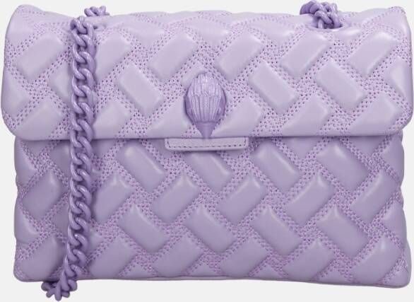 Kurt Geiger Hand en schoudertas , Paars, Dames