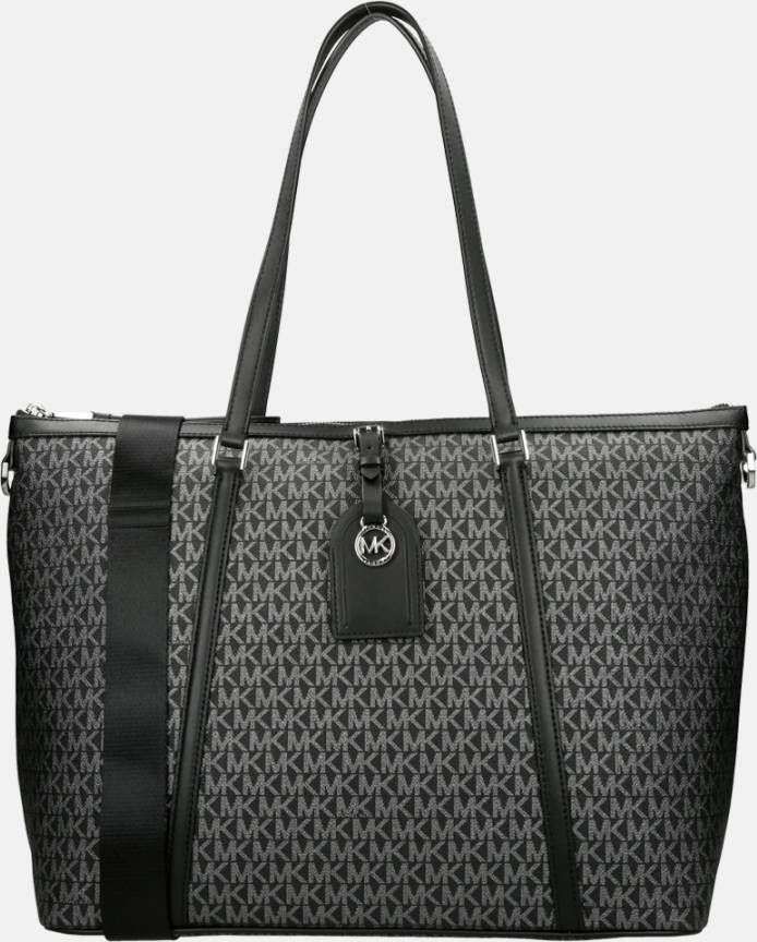 Michael Kors Heritage shopper L black/silver
