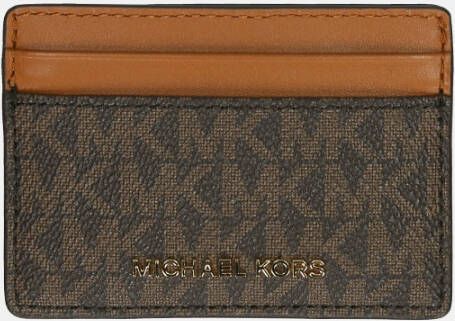 Michael Kors Jet Set pasjeshouder brown