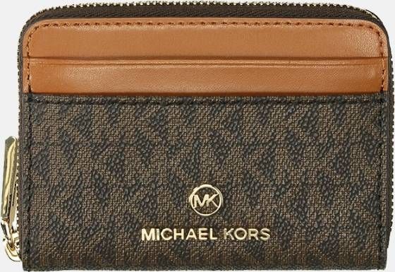 Michael Kors Jet Set portemonnee S brown/acorn