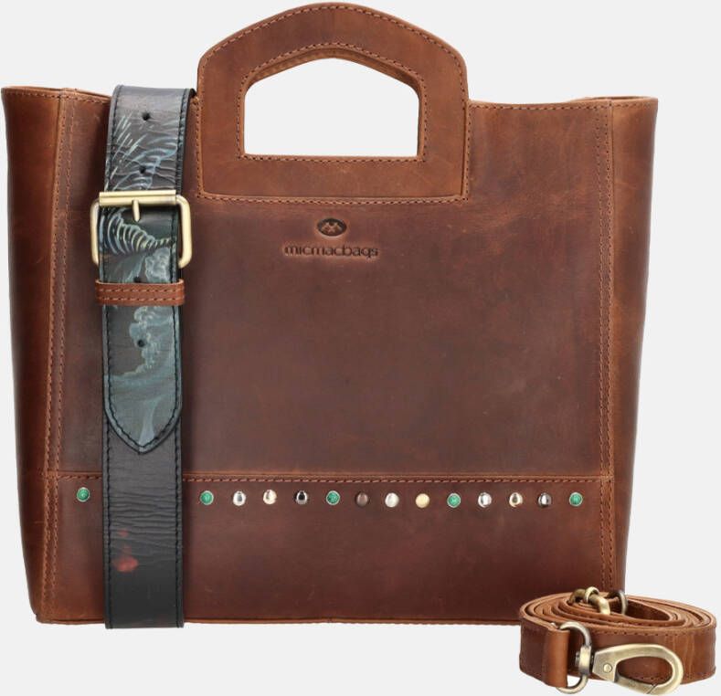 Micmacbags Masterpiece handtas cognac