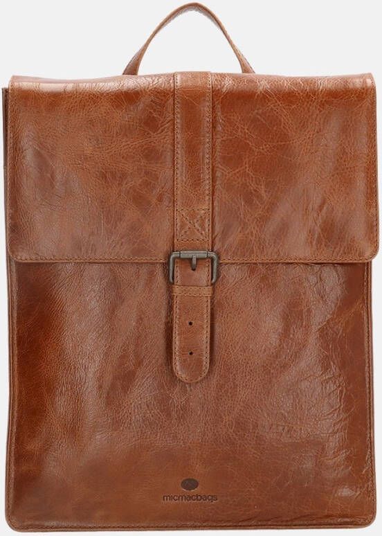 Micmacbags Porto rugzak 15 inch brown