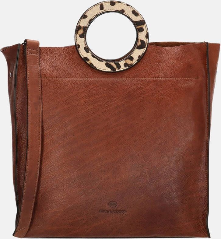 Micmacbags Wildlife handtas brown