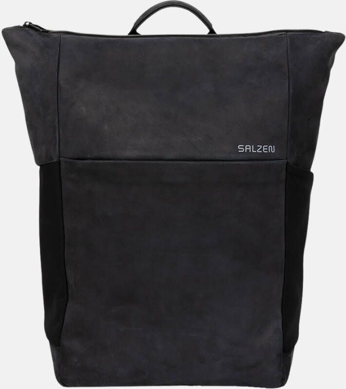 Salzen Plain rugzak 15.6 inch charcoal black