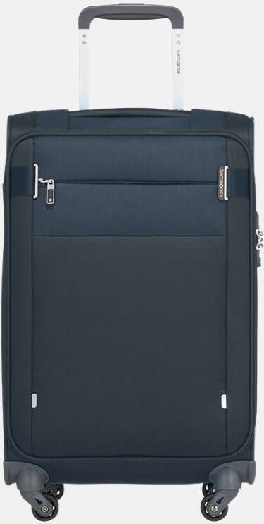 Samsonite Citybeat Spinner 55/35 navy blue Zachte koffer