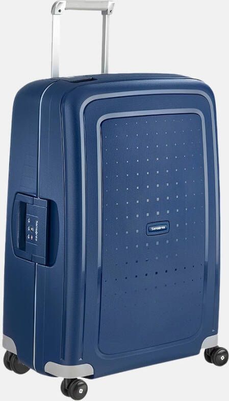 Samsonite S&apos, Cure Spinner 69 dark blue Harde Koffer