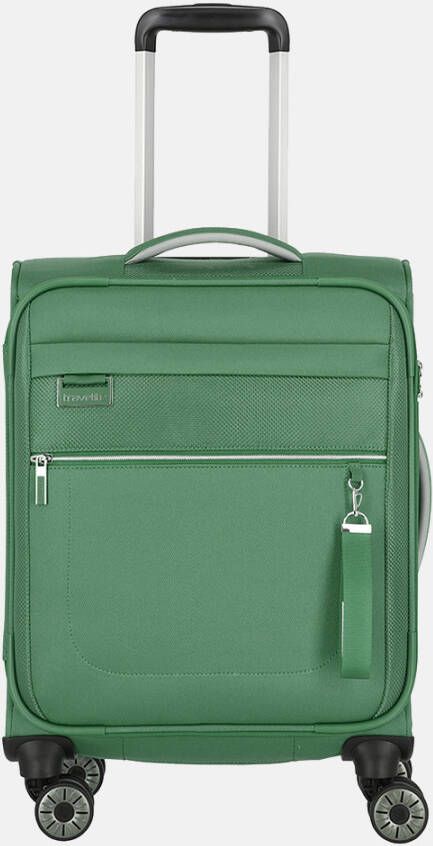 Travelite Miigo 4 Wheel Cabin Trolley S green Zachte koffer