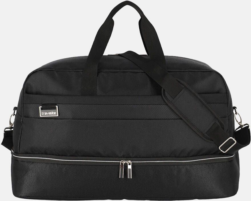Travelite Miigo Weekender with Bottem Compartment black Weekendtas