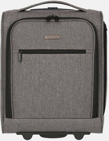 Travelite Cabin 2 Wiel Underseater 43cm grey melange Zachte koffer