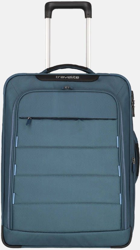 Travelite Skaii 2 Wheel Hybrid Trolley S Expandable blue Trolley