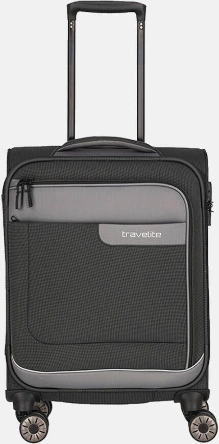 Travelite Viia 4 Wheel Trolley S anthracite Zachte koffer