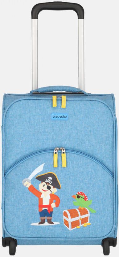 Travelite Youngster 2 Wheel Kids Trolley pirate/blue Zachte koffer