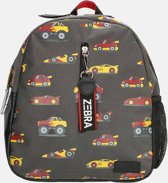 Zebra Trends Boys Rugzak Auto grey Kindertas