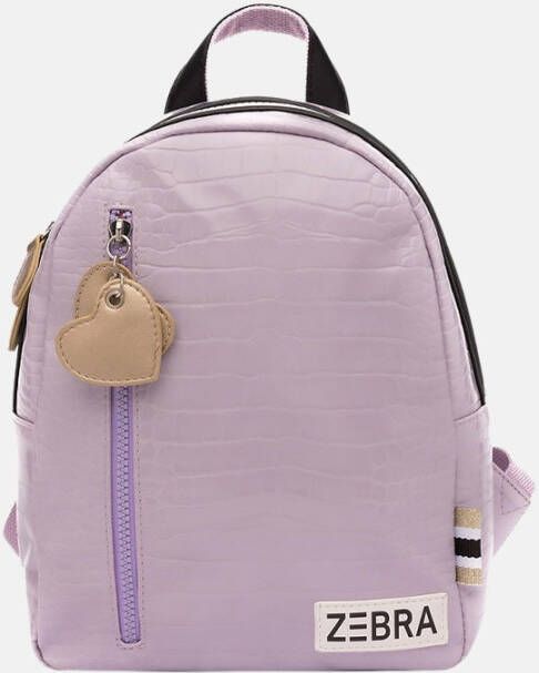 Zebra Trends Girls Rugzak S croco purple Kindertas