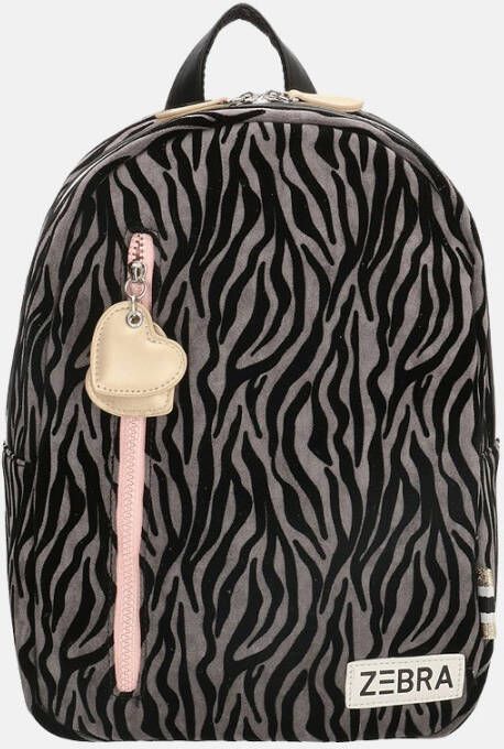 Zebra Trends Girls Rugzak M zebra grijs