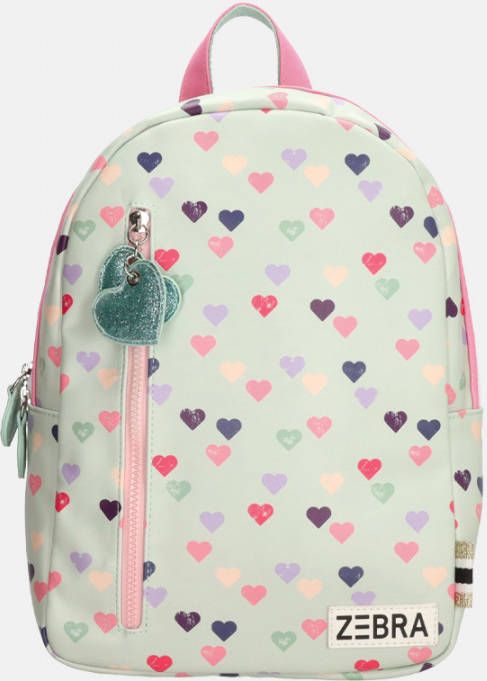 Zebra Trends Zebra Girls Rugzak M Mint Hearts