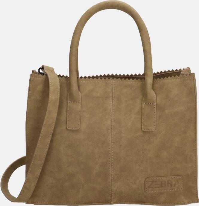 Zebra Trends Zebra Natural Bag Lisa XS Handtas Olijfgroen