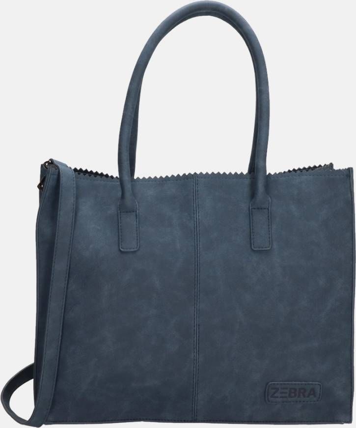 Zebra Trends Zebra Natural Bag Kartel Lisa Jeansblauw
