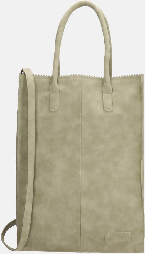 Zebra Trends Zebra Natural Bag Rosa XL Shopper Nature Green