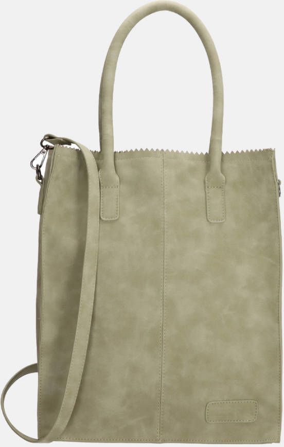 Zebra Trends Zebra Natural Bag Kartel Rosa Nature Green