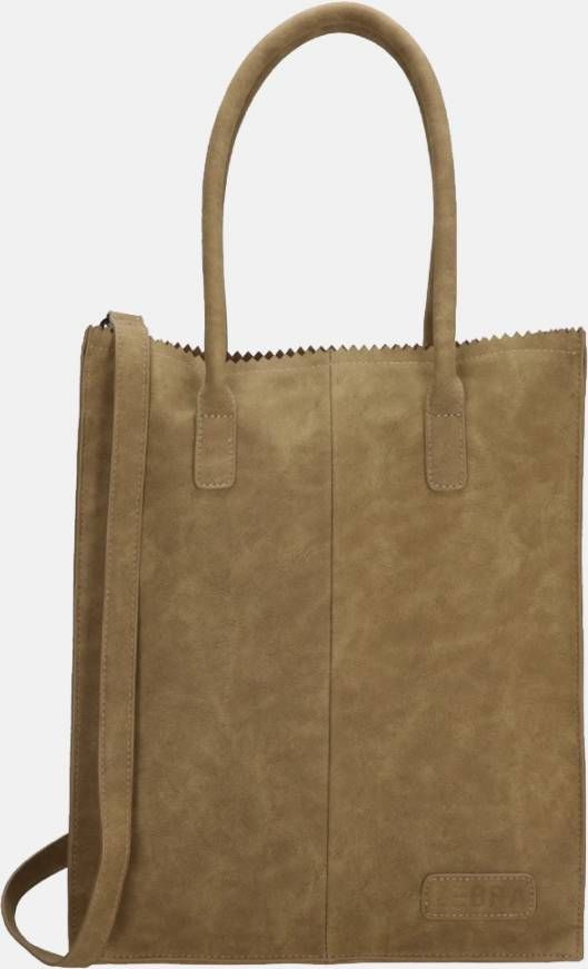 Zebra Trends Zebra Natural Bag Kartel Rosa Mid Olijfgroen