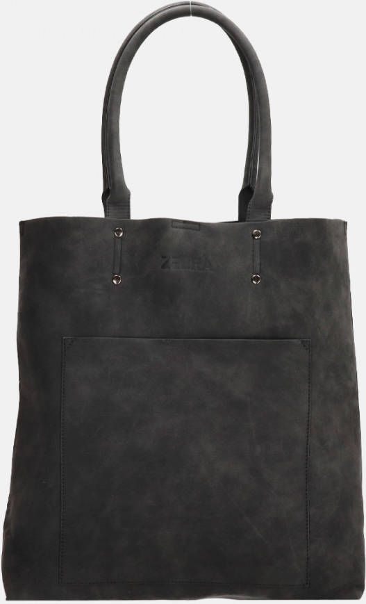 Zebra Trends Jacky Shopper zwart Damestas