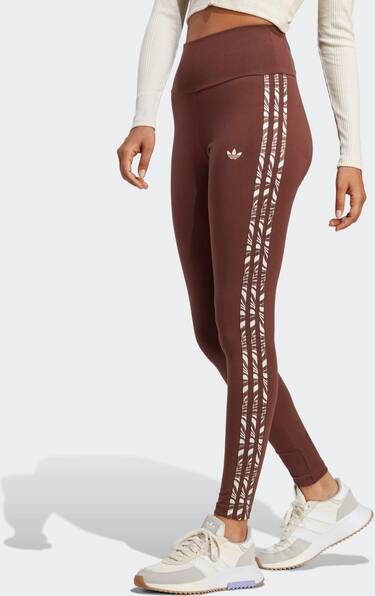 Adidas Abstract Animal Print Dames Leggings