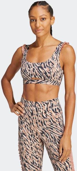 Adidas Coreflow Studio Medium support Dames Sport Bras/Sport Vests