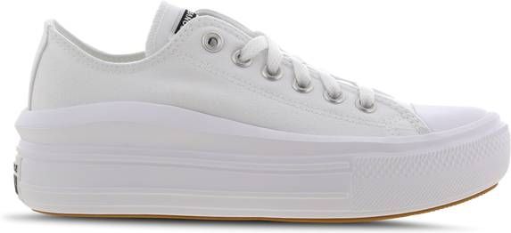 Converse Chuck Taylor All Star Platform Move Low Dames Schoenen White Textil