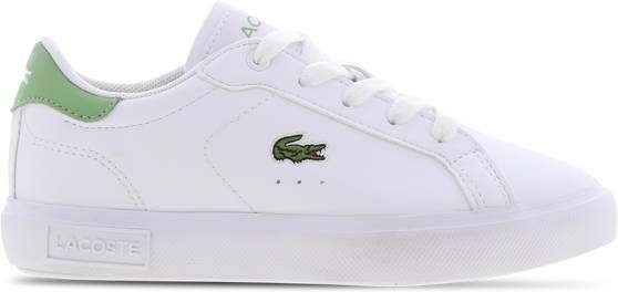 Lacoste Powercourt voorschools Schoenen White Leer