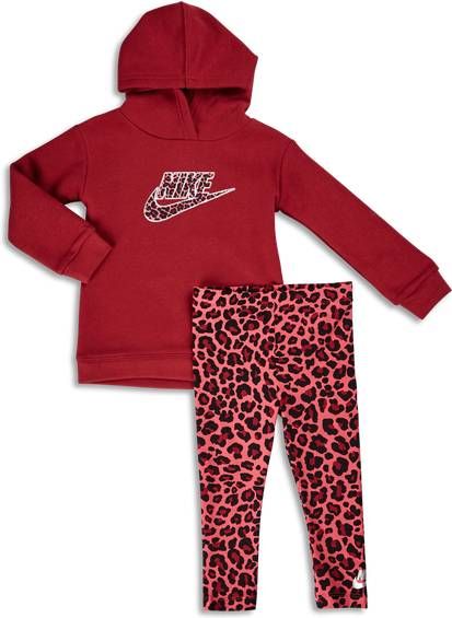 Nike Girls Sportswear Leo Hooded Baby Tracksuits
