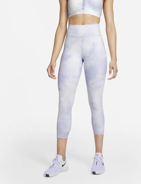 Nike Icon Clash Dames Leggings Blue Katoen Jersey